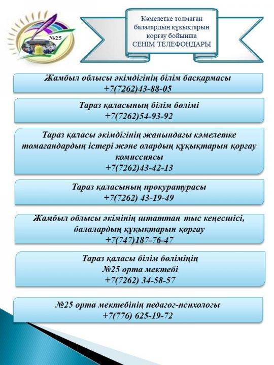 Сенім телефондары